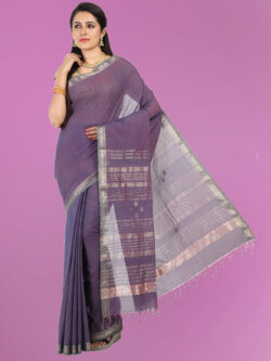 Infashiow Purple Color Saree